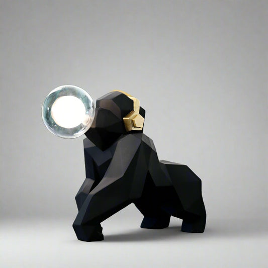 Geometric Gorilla Lamp