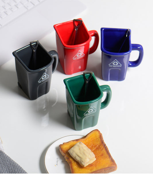 Trash Can Mugs